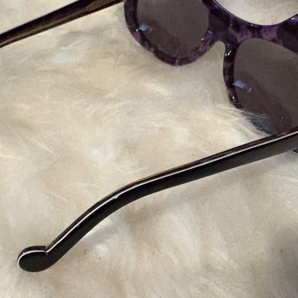 Anna-Karin Karlsson black and purple leopard preowned sunglasses - Picture 9 of 16